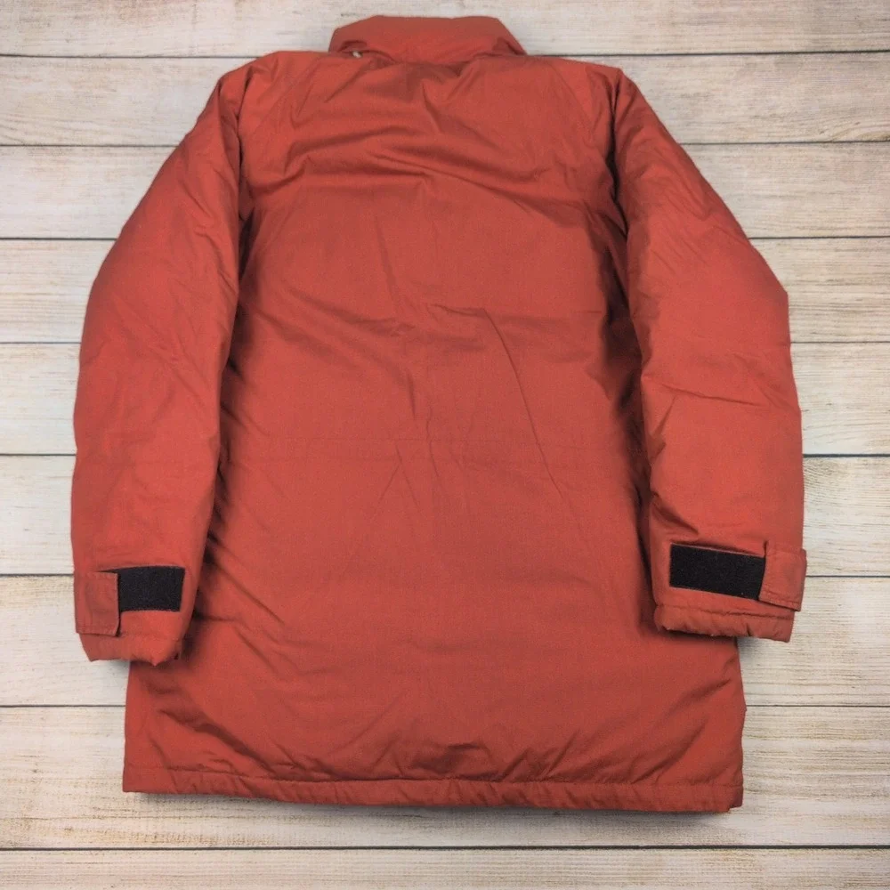 VTG 70s The North Face‎ red Fill Down Puffer Parka Jacket Men's Size S